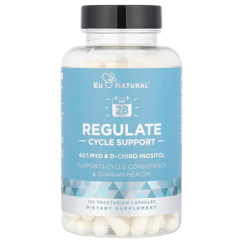 <img alt="Eu Natural, Regulate, Cycle Support, 120 Vegetarian Capsules" title="Eu Natural, Regulate, Cycle Support, 120 Vegetarian Capsules,855244008646"