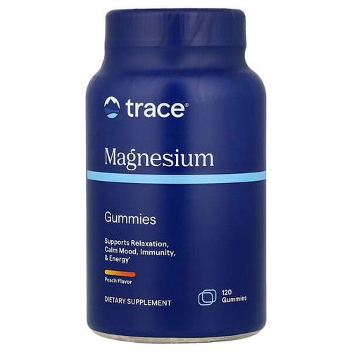 <img alt="Trace, Magnesium Gummies, Peach, 120 Gummies" title="Trace, Magnesium Gummies, Peach, 120 Gummies,878941006890"