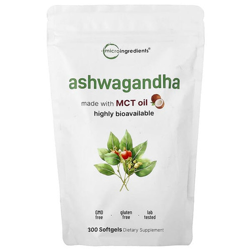 <img alt="Micro Ingredients, Ashwagandha, 300 Softgels" title="Micro Ingredients, Ashwagandha, 300 Softgels,850069023157"