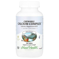 <img alt="Maxi Health, Chewable Calcium Complex, Natural Vanilla , 180 Tablets" title="Maxi Health, Chewable Calcium Complex, Natural Vanilla , 180 Tablets,753406050185"