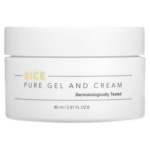 <img alt="Thank You Farmer, Rice, Pure Gel And Cream, 2.81 fl oz (80 ml)" title="Thank You Farmer, Rice, Pure Gel And Cream, 2.81 fl oz (80 ml),8809454981758"