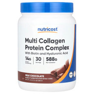 <img alt="Nutricost, Multi Collagen Protein Complex, Milk Chocolate, 1.3 lb (588 g)" title="Nutricost, Multi Collagen Protein Complex, Milk Chocolate, 1.3 lb (588 g),810139571209"
