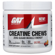 <img alt="GAT, Sport, Creatine Chews, Fruit Punch, 120 Chewable Tablets" title="GAT, Sport, Creatine Chews, Fruit Punch, 120 Chewable Tablets,816170026722"