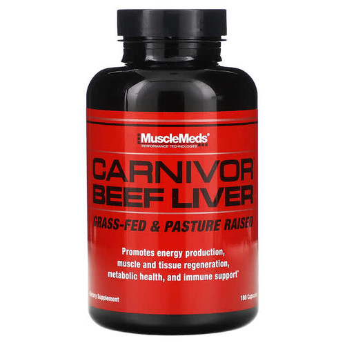 <img alt="MuscleMeds, Carnivor Beef Liver, 180 Capsules (500 mg per Capsule)" title="MuscleMeds, Carnivor Beef Liver, 180 Capsules (500 mg per Capsule),891597006236"