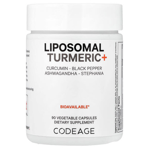 <img alt="Codeage, Liposomal Turmeric+, 90 Vegetable Capsules" title="Codeage, Liposomal Turmeric+, 90 Vegetable Capsules,853919008472"