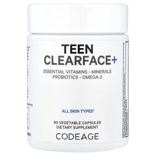 <img alt="Codeage, Teen Clearface+, 60 Vegetable Capsules" title="Codeage, Teen Clearface+, 60 Vegetable Capsules,853919008779"