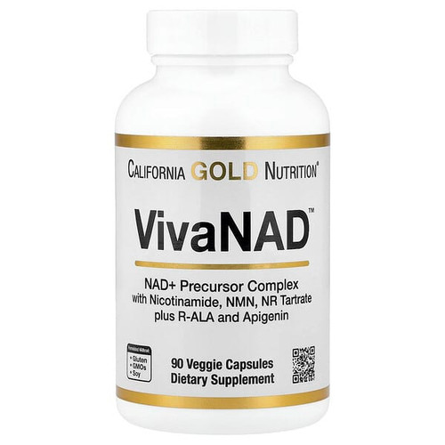 <img alt="California Gold Nutrition, VivaNAD, 90 Veggie Capsules" title="California Gold Nutrition, VivaNAD, 90 Veggie Capsules,898220100378"