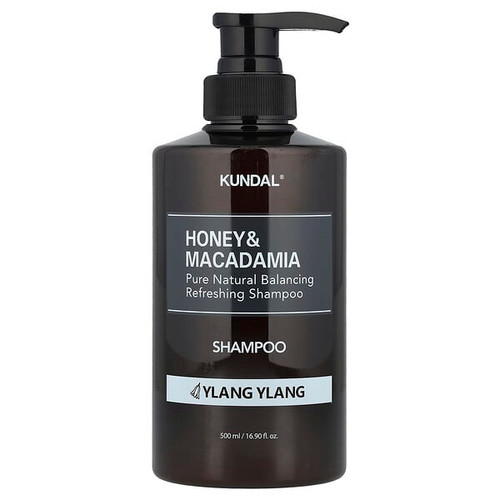 <img alt="Kundal, Honey & Macadamia, Shampoo, Ylang Ylang, 16.9 fl oz (500 ml)" title="Kundal, Honey & Macadamia, Shampoo, Ylang Ylang, 16.9 fl oz (500 ml),8809568743938"