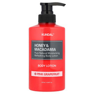 <img alt="Kundal, Honey & Macadamia, Body Lotion, Pink Grapefruit, 16.9 fl oz (500 ml)" title="Kundal, Honey & Macadamia, Body Lotion, Pink Grapefruit, 16.9 fl oz (500 ml),8809568740234"