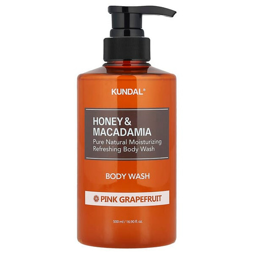 <img alt="Kundal, Honey & Macadamia, Body Wash, Pink Grapefruit, 16.9 fl oz (500 ml)" title="Kundal, Honey & Macadamia, Body Wash, Pink Grapefruit, 16.9 fl oz (500 ml),8809568740289"