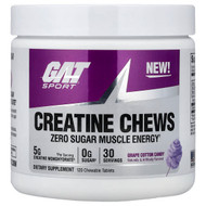 <img alt="GAT, Sport, Creatine Chews, Grape Cotton Candy, 120 Chewable Tablets" title="GAT, Sport, Creatine Chews, Grape Cotton Candy, 120 Chewable Tablets,816170026715"