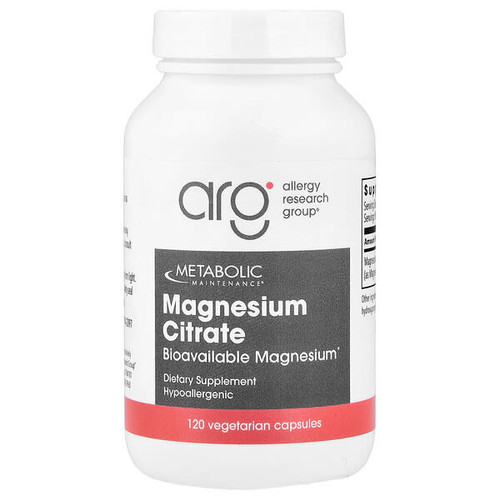 <img alt="Metabolic Maintenance, Magnesium Citrate, 120 Vegetarian Capsules" title="Metabolic Maintenance, Magnesium Citrate, 120 Vegetarian Capsules,838287004288"