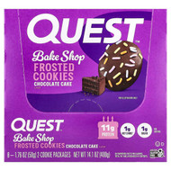 <img alt="Quest Nutrition, Bake Shop Frosted Cookies, Chocolate Cake, 8 Packages, 1.76 oz (50 g) Each" title="Quest Nutrition, Bake Shop Frosted Cookies, Chocolate Cake, 8 Packages, 1.76 oz (50 g) Each,888849012237"