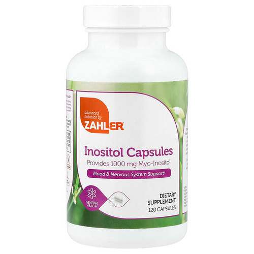 <img alt="Zahler, Inositol, 1,000 mg , 120 Capsules" title="Zahler, Inositol, 1,000 mg , 120 Capsules,848998082529"