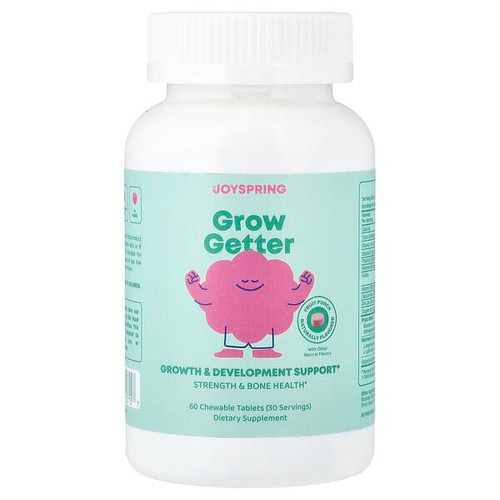 <img alt="JoySpring, Grow Getter, 4+ Years, Fruit Punch, 60 Chewable Tablets" title="JoySpring, Grow Getter, 4+ Years, Fruit Punch, 60 Chewable Tablets,860012257157"