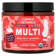 <img alt="Llama Naturals, Kids Plant-Based Multi, Real Fruit Gummies, Strawberrylicious, 60 Gummies" title="Llama Naturals, Kids Plant-Based Multi, Real Fruit Gummies, Strawberrylicious, 60 Gummies,860001318616"