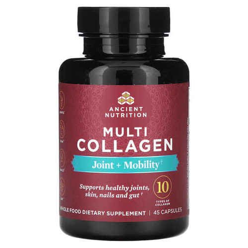 <img alt="Ancient Nutrition, Multi Collagen, Joint + Mobility, 45 Capsules" title="Ancient Nutrition, Multi Collagen, Joint + Mobility, 45 Capsules,816401025159"