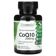 <img alt="Emerald Laboratories, CoQ10, 200 mg, 30 Vegetable Caps" title="Emerald Laboratories, CoQ10, 200 mg, 30 Vegetable Caps,743650104345"
