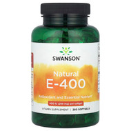 <img alt="Swanson Vitamins, Natural E-400, 268 mg (400 IU), 250 Softgels" title="Swanson Vitamins, Natural E-400, 268 mg (400 IU), 250 Softgels,087614011417"