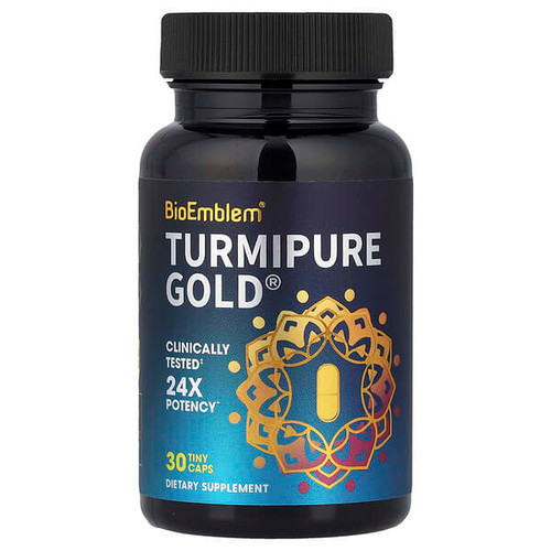 <img alt="BioEmblem, Turmipure Gold, 30 Tiny Caps (300 mg per Cap)" title="BioEmblem, Turmipure Gold, 30 Tiny Caps (300 mg per Cap),810163820038"
