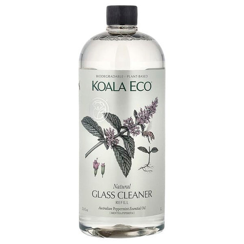 <img alt="Koala Eco, Natural Glass Cleaner, Refill, Australian Peppermint Essential Oil, 33.8 fl oz (1 l)" title="Koala Eco, Natural Glass Cleaner, Refill, Australian Peppermint Essential Oil, 33.8 fl oz (1 l),850013802500"
