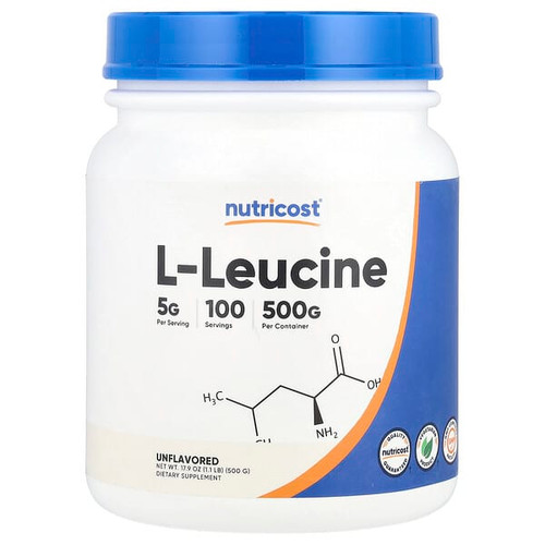 <img alt="Nutricost, L-Leucine, Unflavored, 17.9 oz  (500 g)" title="Nutricost, L-Leucine, Unflavored, 17.9 oz  (500 g),810014679341"