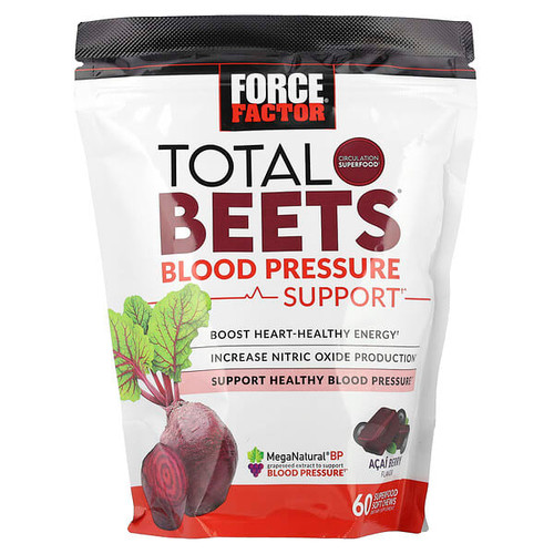 <img alt="Force Factor, Total Beets, Blood Pressure Support, Acai Berry, 60 Soft Chews" title="Force Factor, Total Beets, Blood Pressure Support, Acai Berry, 60 Soft Chews,818594017164"