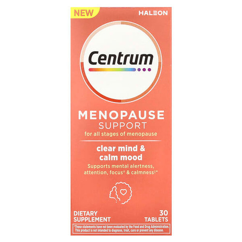 <img alt="Centrum, Menopause Support, Clear Mind & Calm Mood, 30 Tablets" title="Centrum, Menopause Support, Clear Mind & Calm Mood, 30 Tablets,305736556716"
