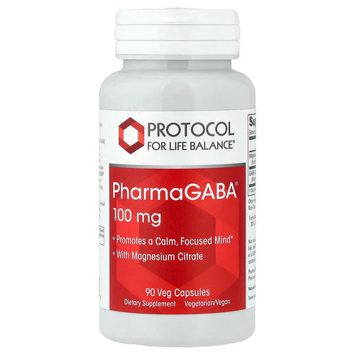 <img alt="Protocol for Life Balance, PharmaGABA With Magnesium Citrate, 90 Veg Capsules" title="Protocol for Life Balance, PharmaGABA With Magnesium Citrate, 90 Veg Capsules,707359101258"