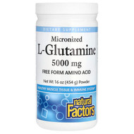<img alt="Natural Factors, Micronized L-Glutamine Powder, 16 oz (454 g)" title="Natural Factors, Micronized L-Glutamine Powder, 16 oz (454 g),068958028170"