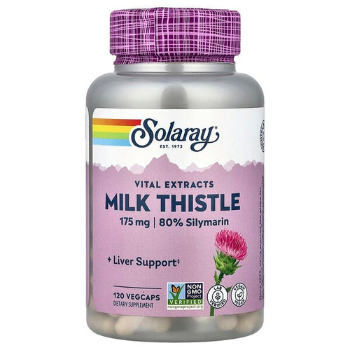 <img alt="Solaray, Vital Extracts, Milk Thistle, 120 VegCaps" title="Solaray, Vital Extracts, Milk Thistle, 120 VegCaps,076280037012"