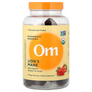 <img alt="Om Mushrooms, Lions Mane Mushroom Gummies, Strawberry, 60 Vegan Gummies (500 mg per Gummy)" title="Om Mushrooms, Lions Mane Mushroom Gummies, Strawberry, 60 Vegan Gummies (500 mg per Gummy),850030553799"