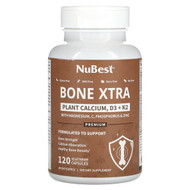 <img alt="NuBest, Bone Xtra, Plant Calcium, D3 + K2, 120 Vegetarian Capsules" title="NuBest, Bone Xtra, Plant Calcium, D3 + K2, 120 Vegetarian Capsules,850011016633"