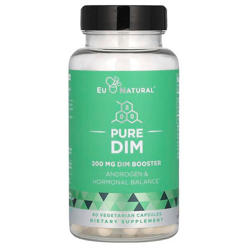 <img alt="Eu Natural, Pure DIM, 200 mg, 60 Vegetarian Capsules" title="Eu Natural, Pure DIM, 200 mg, 60 Vegetarian Capsules,855244008042"