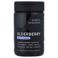 <img alt="Sports Research, Elderberry With Vitamin C, Ginger, Zinc & D3, 60 Veggie Capsules" title="Sports Research, Elderberry With Vitamin C, Ginger, Zinc & D3, 60 Veggie Capsules,023249090083"