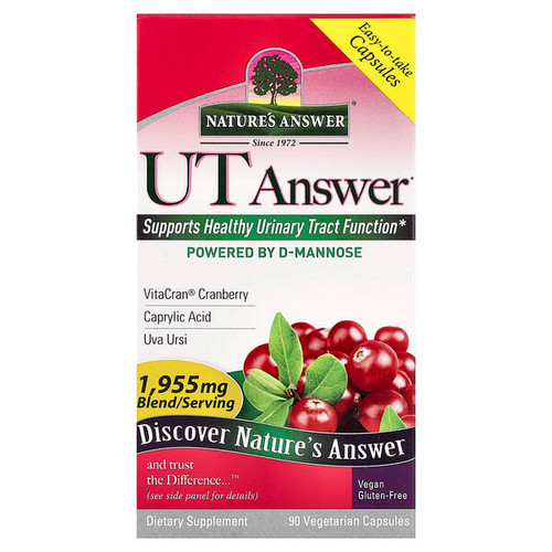 <img alt="Natures Answer, UT Answer, 90 Vegetarian Capsules" title="Natures Answer, UT Answer, 90 Vegetarian Capsules,083000263750"