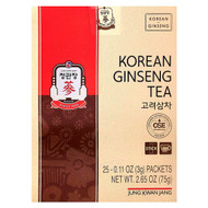 <img alt="JungKwanJang, Korean Ginseng Tea, 25 Packets, 0.11 oz (3 g) Each" title="JungKwanJang, Korean Ginseng Tea, 25 Packets, 0.11 oz (3 g) Each,819079014463"