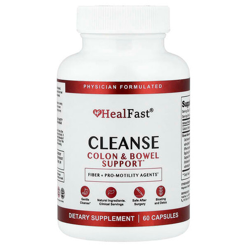 <img alt="HealFast, Cleanse, Colon & Bowel Support, 60 Capsules" title="HealFast, Cleanse, Colon & Bowel Support, 60 Capsules,850055992016"
