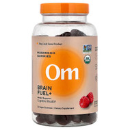 <img alt="Om Mushrooms, Brain Fuel+, Mushroom Gummies, Raspberry, 56 Vegan Gummies" title="Om Mushrooms, Brain Fuel+, Mushroom Gummies, Raspberry, 56 Vegan Gummies,850030553829"