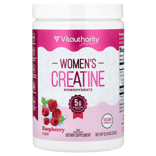 <img alt="Vitauthority, Active, Womens Creatine Monohydrate, Raspberry, 12.34 oz (350 g)" title="Vitauthority, Active, Womens Creatine Monohydrate, Raspberry, 12.34 oz (350 g),850069641283"