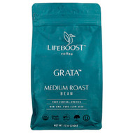 <img alt="Lifeboost, Coffee, Grata, Bean, Medium Roast, 12 oz (340 g)" title="Lifeboost, Coffee, Grata, Bean, Medium Roast, 12 oz (340 g),850072547053"