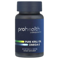<img alt="ProHealth Longevity, Pure Krill Oil Omega-3, 60 Soft Gels" title="ProHealth Longevity, Pure Krill Oil Omega-3, 60 Soft Gels,850030779939"