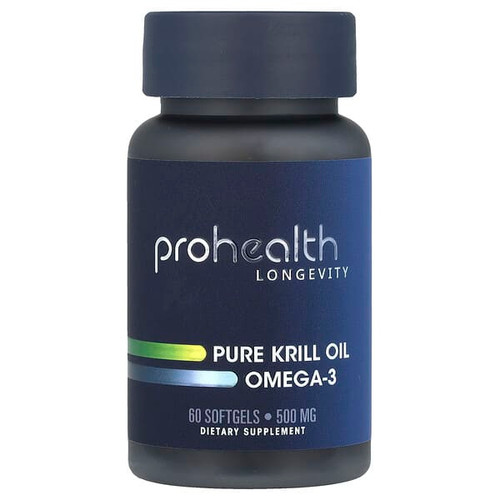<img alt="ProHealth Longevity, Pure Krill Oil Omega-3, 60 Soft Gels" title="ProHealth Longevity, Pure Krill Oil Omega-3, 60 Soft Gels,850030779939"
