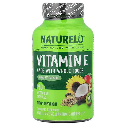 <img alt="NATURELO, Vitamin E, 180 mg, 90 Vegetarian Capsules" title="NATURELO, Vitamin E, 180 mg, 90 Vegetarian Capsules,628110628534"