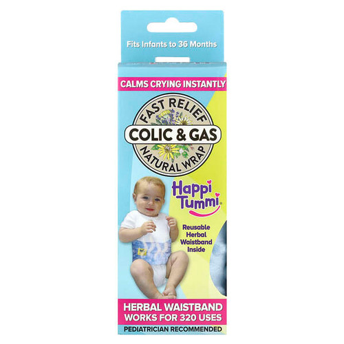 <img alt="Happi Tummi, Fast Relief Colic & Gas Natural Wrap, Infants to 36 Months, Blue, 1 Wrap & 1 Herbal Pouch" title="Happi Tummi, Fast Relief Colic & Gas Natural Wrap, Infants to 36 Months, Blue, 1 Wrap & 1 Herbal Pouch,862078000104"