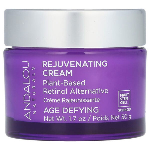 <img alt="Andalou Naturals, Rejuvenating Cream, Plant-Based Retinol Alternative, 1.7 oz (50 g)" title="Andalou Naturals, Rejuvenating Cream, Plant-Based Retinol Alternative, 1.7 oz (50 g),850018119054"