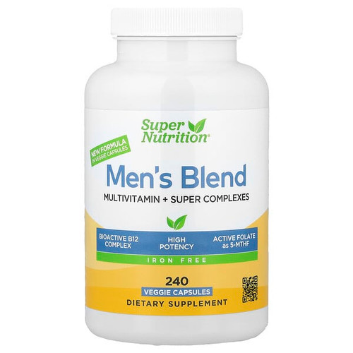 <img alt="Super Nutrition, Mens Multivitamin with Super Adaptogens, Greens, Spices, and Vitamin A, Iron Free, 240 Veggie Capsules" title="Super Nutrition, Mens Multivitamin with Super Adaptogens, Greens, Spices, and Vitamin A, Iron Free, 240 Veggie Capsules,898220023943"