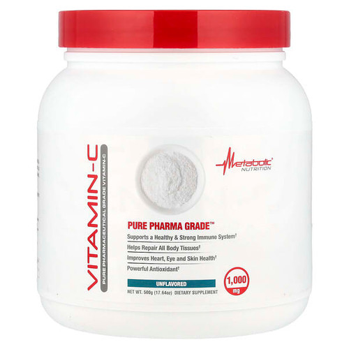 <img alt="Metabolic Nutrition, Vitamin-C, Unflavored, 17.64 oz (500 g)" title="Metabolic Nutrition, Vitamin-C, Unflavored, 17.64 oz (500 g),764779157012"