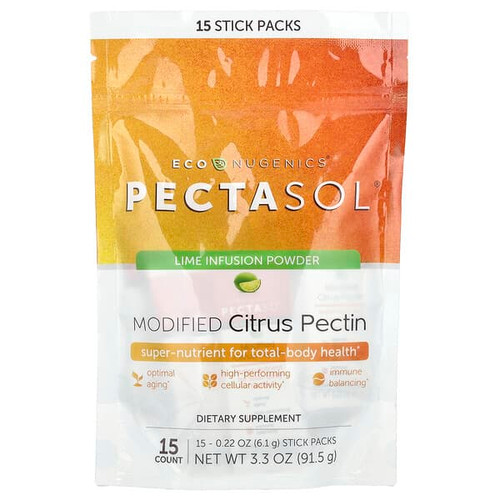 <img alt="Econugenics, PectaSol Modified Citrus Pectin, 15 Stick Packs, 0.22 oz (6.1 g) Each" title="Econugenics, PectaSol Modified Citrus Pectin, 15 Stick Packs, 0.22 oz (6.1 g) Each,892985000898"