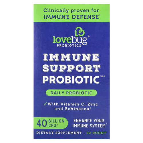 <img alt="LoveBug Probiotics, Immune Support Probiotic, Daily Probiotic, 40 Billion CFU, 30 Capsules" title="LoveBug Probiotics, Immune Support Probiotic, Daily Probiotic, 40 Billion CFU, 30 Capsules,850002716276"